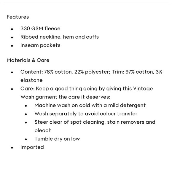 Tna Cozy Fleece Mega Mock Sweatshirt - Picture 8 of 8